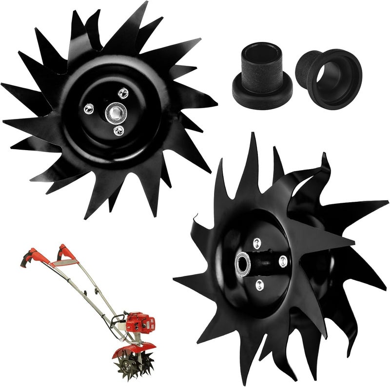BERPSE 1622 Power Tiller Tines for All Mantis Tiller/Cultivators 7222, 7225, 7260, 7261, 7262, 7920, 7924, 7940 - (Till up to 10-Inch deep and 9-Inch Wide) - Image 1